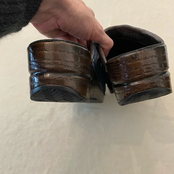 Dansko Shannon Mule Leather Snake Pattern - Picture 8 of 11